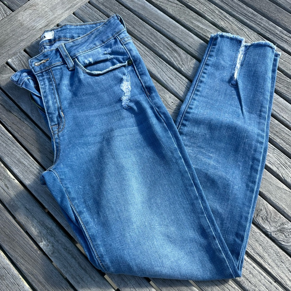 Just black denim jeans, size 27